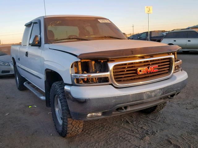 2GTEK19T521249193 - 2002 GMC NEW SIERRA WHITE photo 1