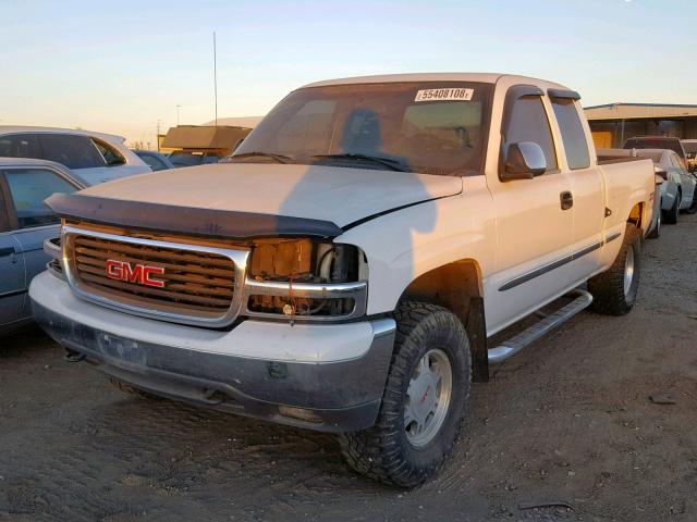 2GTEK19T521249193 - 2002 GMC NEW SIERRA WHITE photo 2