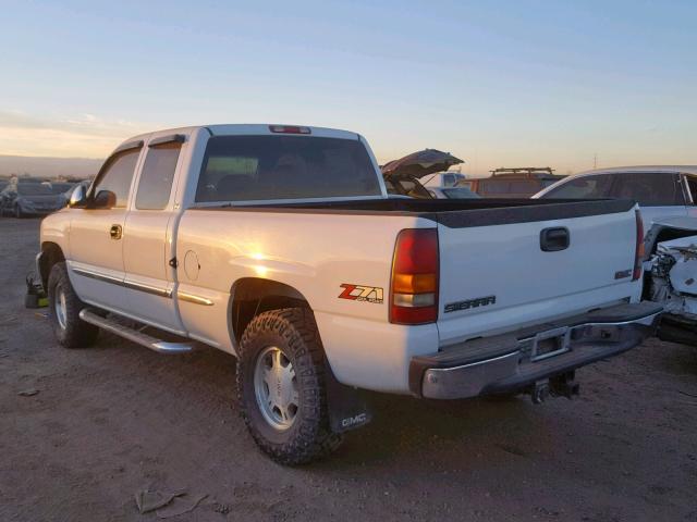 2GTEK19T521249193 - 2002 GMC NEW SIERRA WHITE photo 3