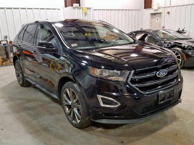 2FMPK4AP9GBB14630 - 2016 FORD EDGE SPORT BLACK photo 1