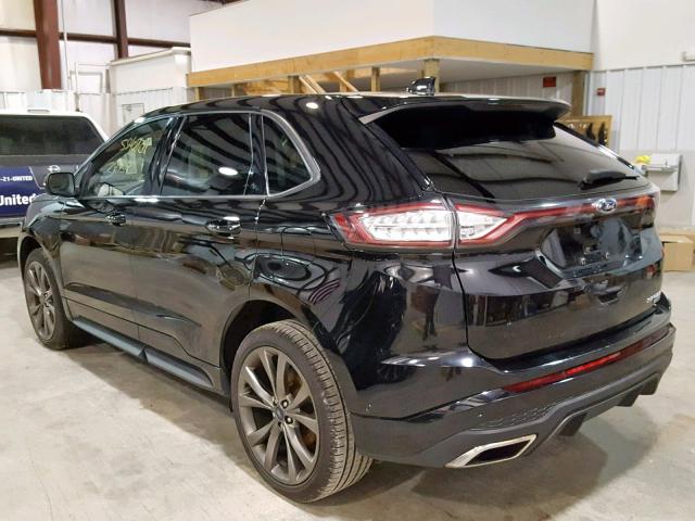 2FMPK4AP9GBB14630 - 2016 FORD EDGE SPORT BLACK photo 3