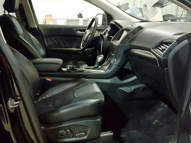 2FMPK4AP9GBB14630 - 2016 FORD EDGE SPORT BLACK photo 5