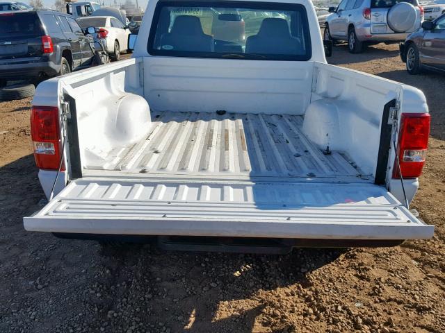 1FTYR10D07PA73260 - 2007 FORD RANGER WHITE photo 6