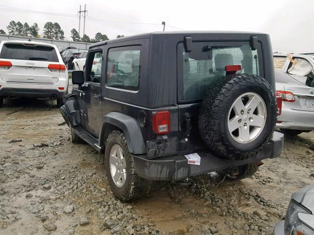 1J4AA2D18AL230668 - 2010 JEEP WRANGLER S BLACK photo 3