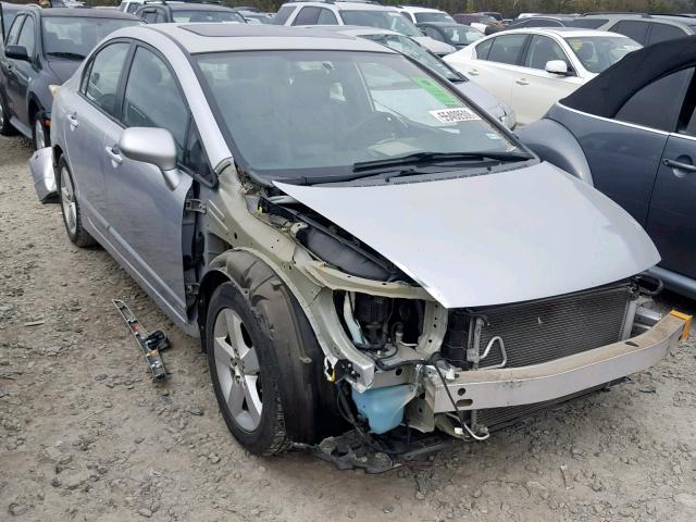 2HGFA16938H347186 - 2008 HONDA CIVIC EXL SILVER photo 1