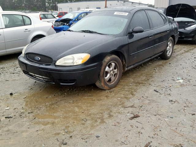 1FAFP55224A167091 - 2004 FORD TAURUS SES BLACK photo 2