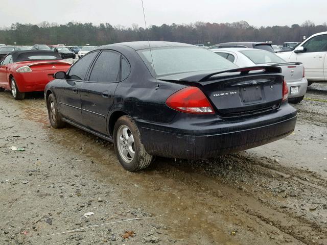 1FAFP55224A167091 - 2004 FORD TAURUS SES BLACK photo 3