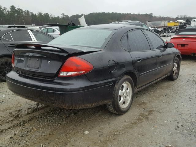 1FAFP55224A167091 - 2004 FORD TAURUS SES BLACK photo 4