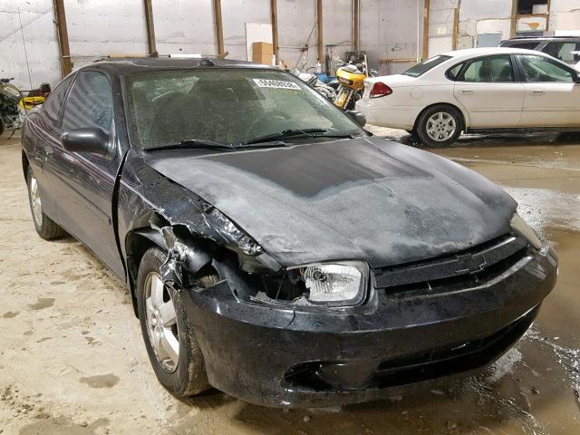 1G1JF12F747277079 - 2004 CHEVROLET CAVALIER L BLACK photo 1