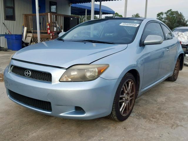 JTKDE177560121622 - 2006 TOYOTA SCION BLUE photo 2