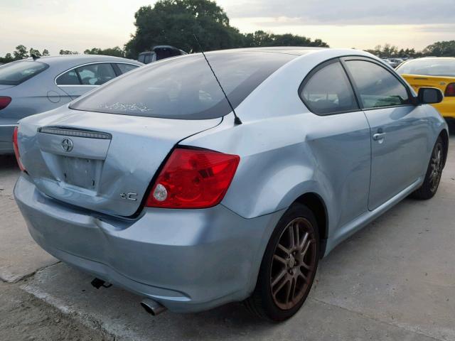 JTKDE177560121622 - 2006 TOYOTA SCION BLUE photo 4