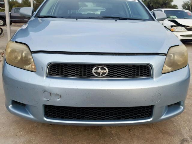 JTKDE177560121622 - 2006 TOYOTA SCION BLUE photo 9