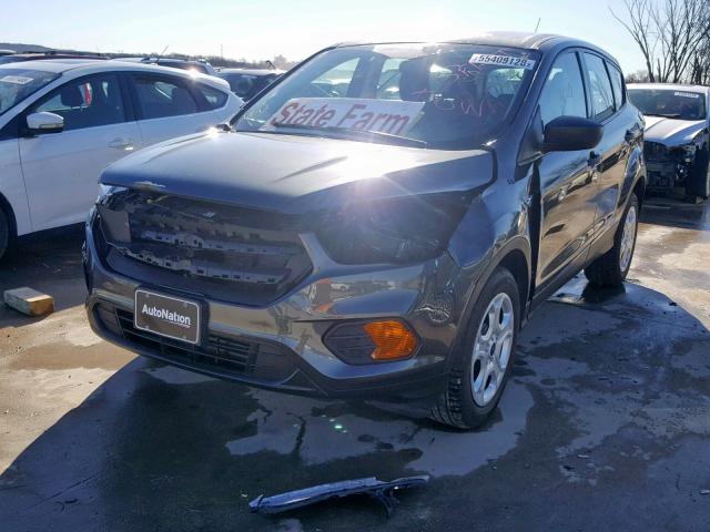 1FMCU0F7XJUD28666 - 2018 FORD ESCAPE S BLACK photo 2