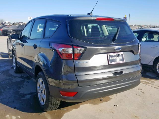 1FMCU0F7XJUD28666 - 2018 FORD ESCAPE S BLACK photo 3