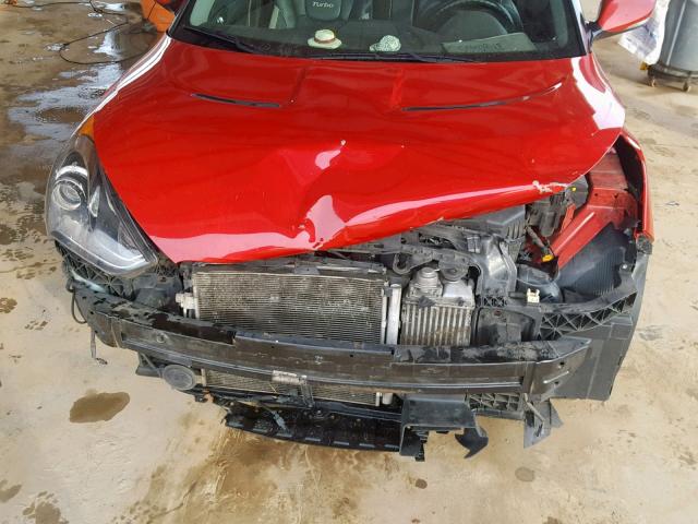 KMHTC6AE0DU106637 - 2013 HYUNDAI VELOSTER T RED photo 7