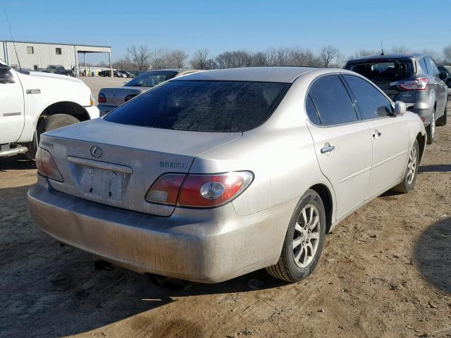 JTHBF30G830137227 - 2003 LEXUS ES 300 TAN photo 4