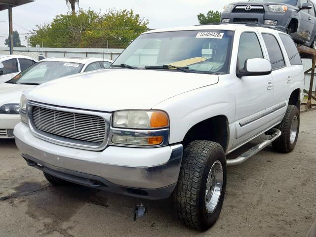 1GKEK13T41R189023 - 2001 GMC YUKON WHITE photo 2