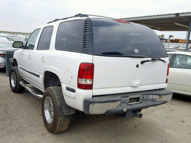 1GKEK13T41R189023 - 2001 GMC YUKON WHITE photo 3