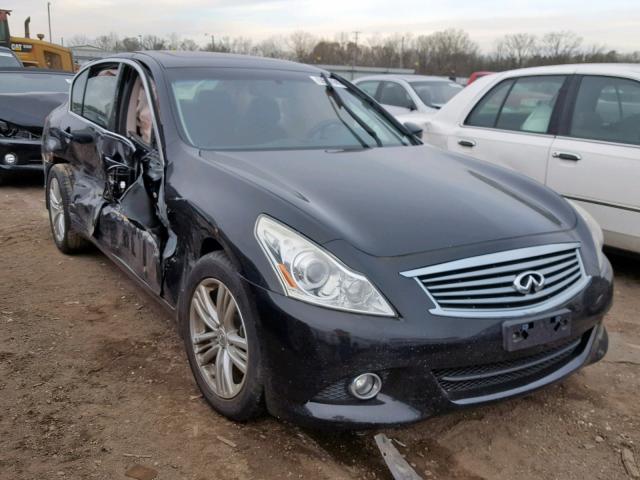 JN1CV6AR3AM252935 - 2010 INFINITI G37 BLACK photo 1