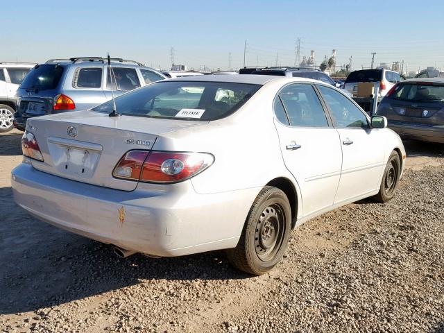 JTHBF30G030089819 - 2003 LEXUS ES 300 GRAY photo 4