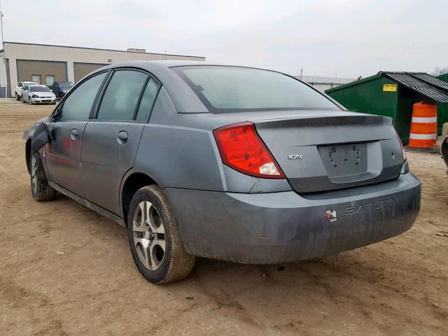 1G8AL52F75Z165745 - 2005 SATURN ION LEVEL GRAY photo 3