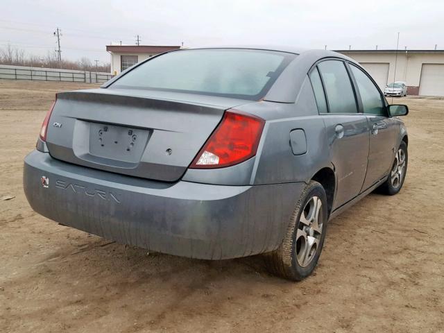 1G8AL52F75Z165745 - 2005 SATURN ION LEVEL GRAY photo 4