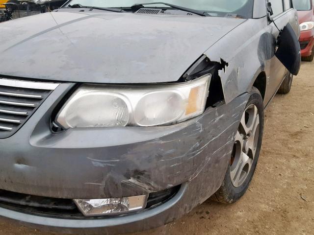 1G8AL52F75Z165745 - 2005 SATURN ION LEVEL GRAY photo 9