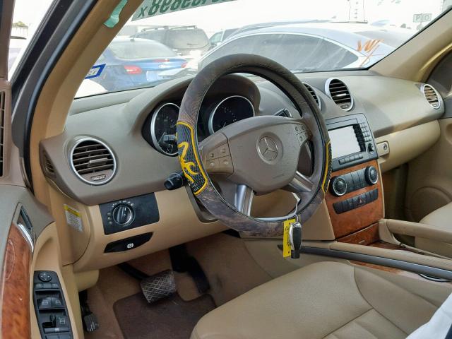 4JGBB22E68A410097 - 2008 MERCEDES-BENZ ML 320 CDI TAN photo 9