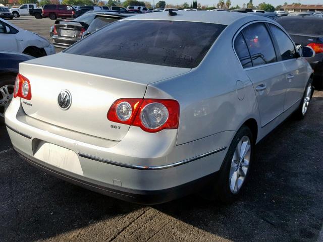 WVWJM7AN3AE102831 - 2010 VOLKSWAGEN PASSAT KOM SILVER photo 4