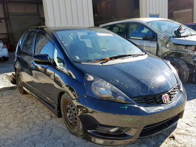 JHMGE8H24AS005114 - 2010 HONDA FIT BLACK photo 1