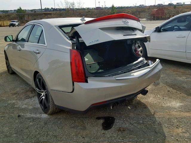 1G6AE5SX7D0130640 - 2013 CADILLAC ATS PREMIU BEIGE photo 3