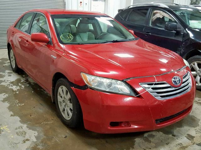 4T1BB46K59U089701 - 2009 TOYOTA CAMRY HYBR RED photo 1