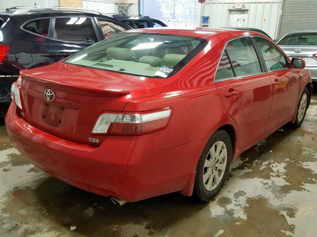 4T1BB46K59U089701 - 2009 TOYOTA CAMRY HYBR RED photo 4