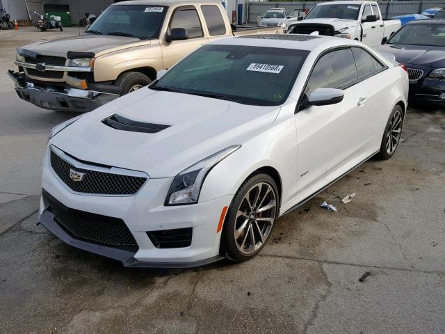 1G6AN1RY6G0100721 - 2016 CADILLAC ATS-V WHITE photo 2