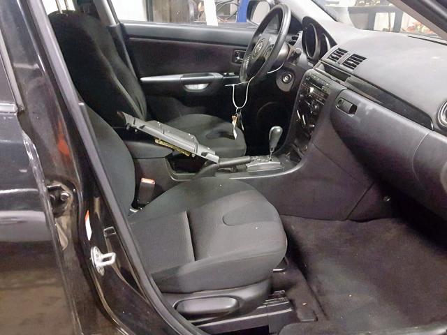 JM1BK323781158353 - 2008 MAZDA 3 S BLACK photo 5