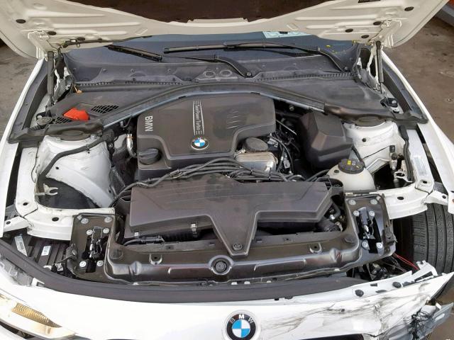 WBA3C1C56FP116995 - 2015 BMW 328 I SULE WHITE photo 7