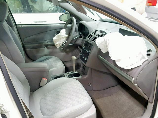 1G1ZT52885F309131 - 2005 CHEVROLET MALIBU LS 白色 照片 5