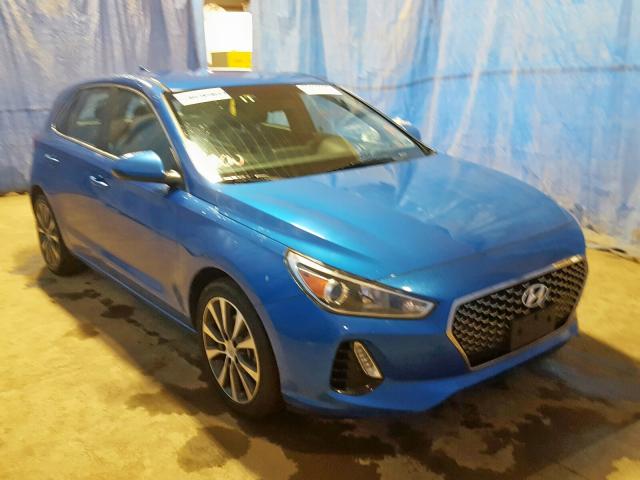 KMHH35LE0JU032340 - 2018 HYUNDAI ELANTRA GT BLUE photo 1