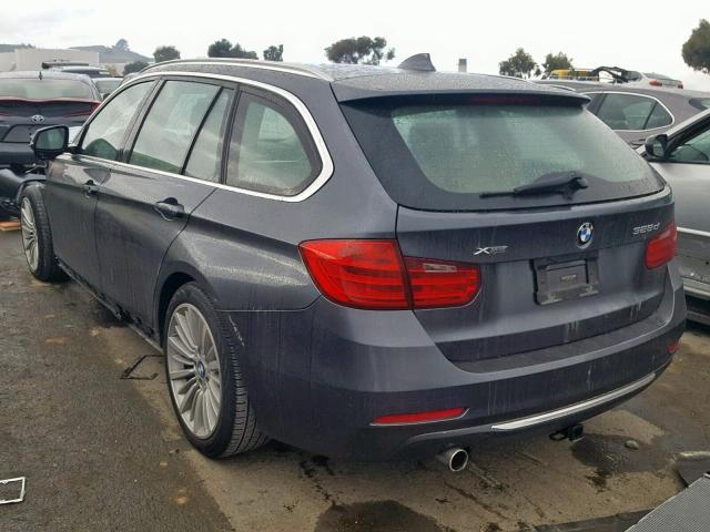 WBA3K5C57EF776395 - 2014 BMW 328 D GRAY photo 3