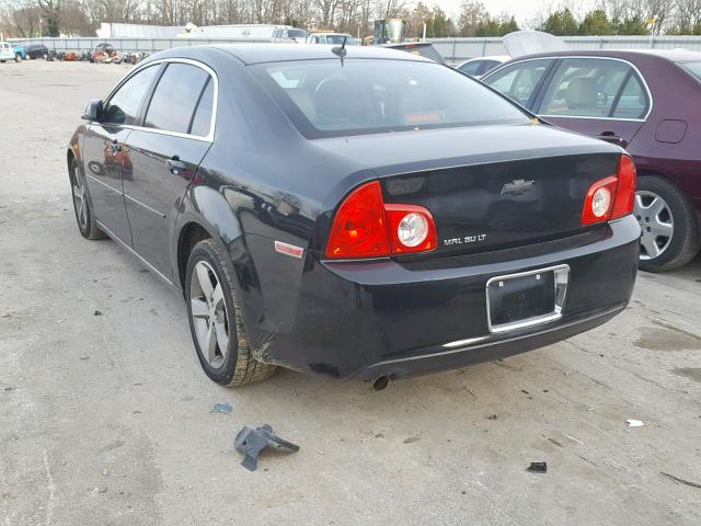 1G1ZD5E11BF157085 - 2011 CHEVROLET MALIBU 2LT BLACK photo 3