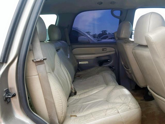 1GKEK13T81J154306 - 2001 GMC YUKON TAN photo 6