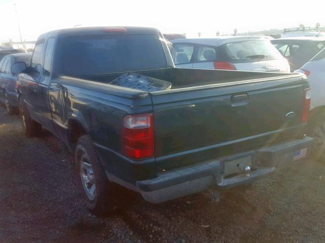 1FTYR14U74PA25583 - 2004 FORD RANGER SUP TEAL photo 3