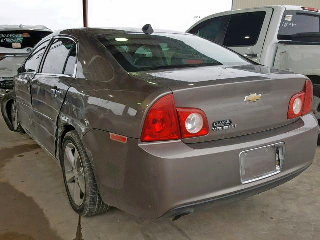 1G1ZC5E03CF231165 - 2012 CHEVROLET MALIBU 1LT BROWN photo 3