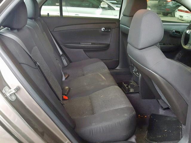 1G1ZC5E03CF231165 - 2012 CHEVROLET MALIBU 1LT BROWN photo 6