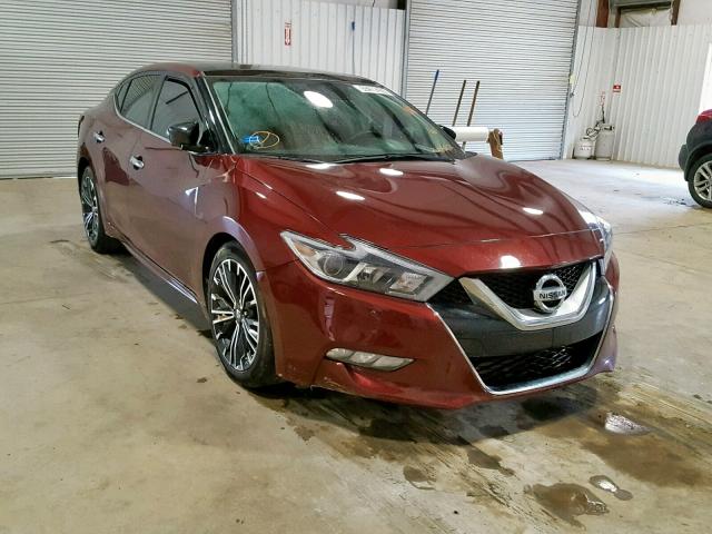 1N4AA6AP4HC405973 - 2017 NISSAN MAXIMA 3.5 BURGUNDY photo 1