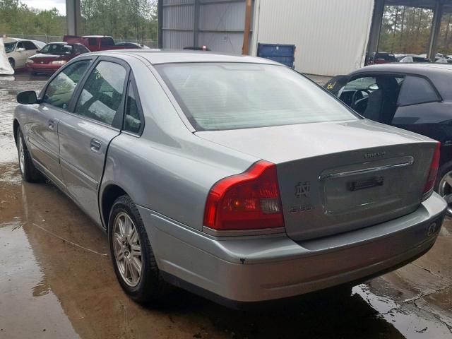 YV1TS592X51393400 - 2005 VOLVO S80 2.5T SILVER photo 3