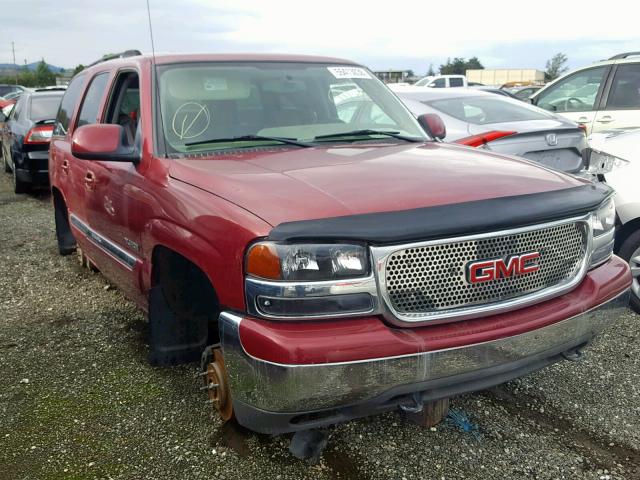 1GKEK13V04J184986 - 2004 GMC YUKON MAROON photo 1