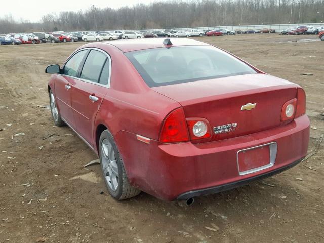 1G1ZC5E0XCF229896 - 2012 CHEVROLET MALIBU 1LT RED photo 3