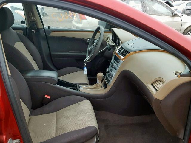 1G1ZC5E0XCF229896 - 2012 CHEVROLET MALIBU 1LT RED photo 5