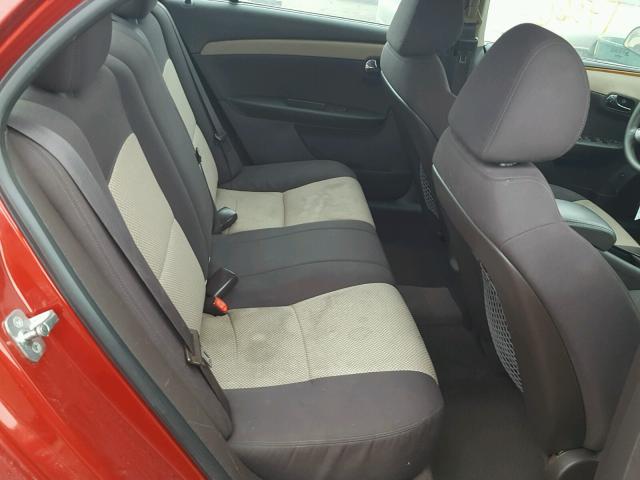 1G1ZC5E0XCF229896 - 2012 CHEVROLET MALIBU 1LT RED photo 6